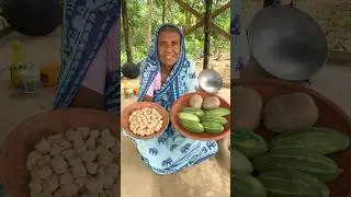 Village-Style Veg Curry with Potol & Soya #shorts #cooking #food #recipe #vegrecipe