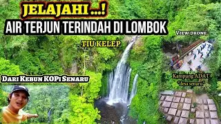 CUACA CERAH.. ❗ TERLIHAT JELAS AIR TERJUN TERINDAH DI LOMBOK 