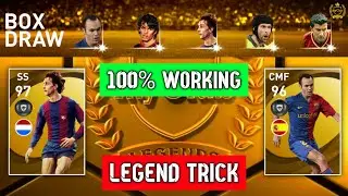LEGEND Black Ball Trick In LEGENDS Worldwide Clubs Box Draw || Pes 2021 Mobile