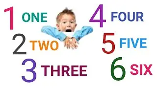Numbers with Spellings 1 to  10 | Learn One to Ten Spelling in English | Nursery Lesson For Kids