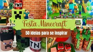 Festa Minecraft - 50 ideias de decoração e lembrancinhas para você se inspirar!