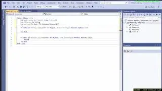 【Visual Studio Visual VB net】Network Connection