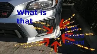 Wrx sti bumper canards