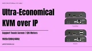 4K 4:4:4 120 meters HDMI KVM Over IP Extender Series, by CAT Cable/Fiber Optic/Wireless