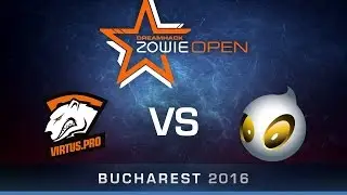 Virtus.pro vs dignitas [Map 1 BO3] DreamHack ZOWIE Open Bucharest 2016