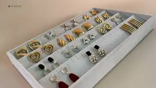 Luxury Earring Display Tray ✨ Organise Studs, Hoops & Drops in Style