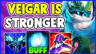 HOW TO EASILY WIN WITH BUFFED VEIGAR MID & CARRY IN SEASON 12 | Veigar Guide S12 - League Of Legends