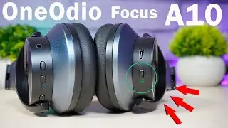 ВСЕ ФИШКИ OneOdio Focus A10. ANC, Bluetooth НАУШНИКИ. ОБЗОР.