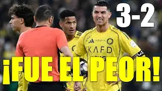 CRISTIANO ES UN LASTRE PARA EL AL-NASSR Y EL ÁRBITRO LO RESCATÓ