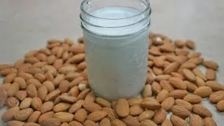 Homemade almond milk