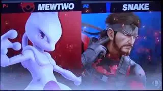 shofu (Mewtwo) vs Xzax (Snake) - Super Smash Bros. Ultimate