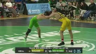 Gage Walker vs. Geronimo Rivera (133lbs) FULL MATCH | 2025-26 Big 12 Wrestling