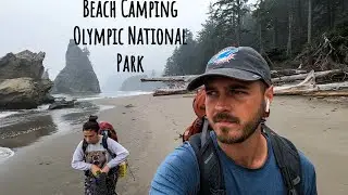 Overnight Backpacking RIALTO BEACH | Hole in the Wall Campsite | OLYMPIC NATIONAL PARK | 4K