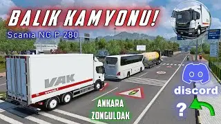 KÜÇÜK KAMYONLA SEFER! (Ets 2 1.48 Scania NG P Serisi & Türkiye Haritası Modu & Gerçek Hayat)
