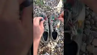 TYE DYING YEEZYS #shorts