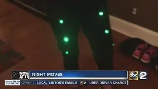 Local couple designs running pants that light up