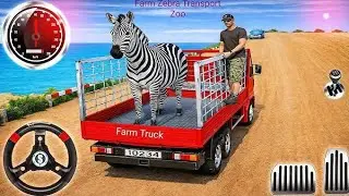 Fram animals trucks transport game - #elephant #lion #buffalo #animal All - cargo animal 