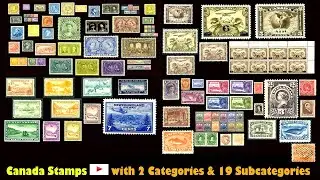 🎬 FOR CANADA 🇨🇦 &ndash; 2 Stamp Categories & 19 Subcategories Explained in 8K for Collectors!