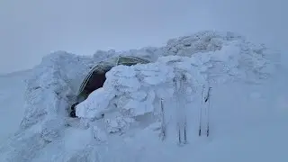Winter Camping in Cairngorms National Park, Scotland
