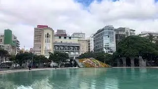Plaza de Espa&ntilde;a en Santa Cruz de Tenerife, 30 de Agosto de 2.024