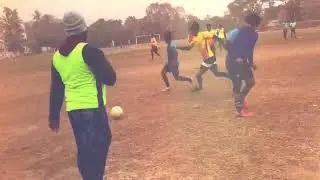 In small grounds&hellip; big dreams are born | Biki&rsquo;s army vs Iron wolves #football #grassrootsfootball 