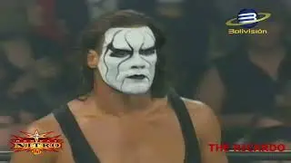 WCW LATINO  - Sting Lex Luger vs Hogan Bret Hart