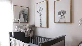 💙🐘BABY LEO'S NURSERY DECOR + ROOM TOUR 🐘💙