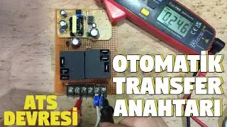 220v Oto. Transfer Anahtar Devresi  (ATS) | 2 Farklı Faz Ge&ccedil;işi - 2026