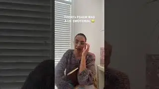 Today&rsquo;s Psalm got me feelin&rsquo; some type of way 🥹 Meet me here daily for Psalm Reading! Today&rsquo;s: #6.