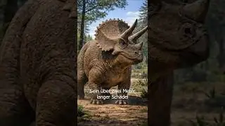 Triceratops &ndash; Ein Gigant der sp&auml;ten Kreidezeit #shorts #triceratops #UrzeitFakten #Pr&auml;historie