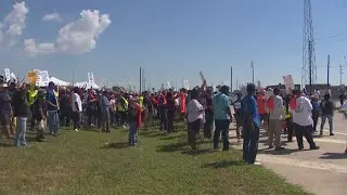 There's been a rise in panic buying amid dock worker strike