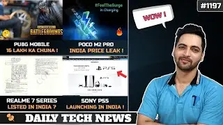 POCO M2 Pro India Price Leak,PUBG Mobile 16 Lakh,Samsung M41 6800 Battery,Realme 7,Note 10 Lite updt