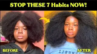 7 HABITS that are Quietly DESTROYING your Hair Growth Journey | How to Grow long and healthy hair
