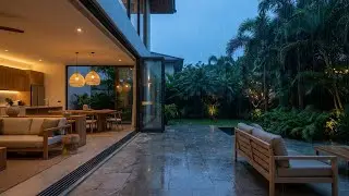 Calming Rainstorm Sounds Outside Open Window for Relaxing Body and Mind 💆