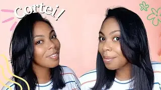 Cabelo PERFEITO com Shampoo Bed Head e Mascara All Soft Redken / Cortei Franja (Franjão) em Casa.