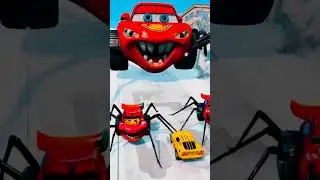 Epic Escape From The Lightning McQueen Spider Eater & Monster Car Eater McQu_coffin dance cover