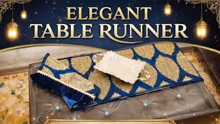 😍 I Made This Luxury Table Runner at Home!