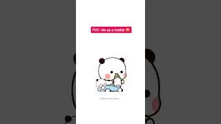 Bubu as a mother 😃 cute bubu dudu #shorts #bubududu #dudu #cartoon #animation #cute