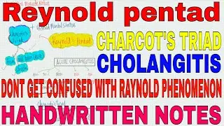 reynold's pentad:#studymore/charcote's traid/acute cholangitis;handwritten notes