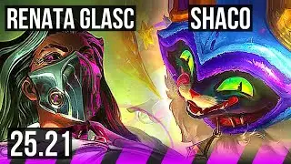RENATA GLASC & Kalista vs SHACO & Miss Fortune (SUP) | 1/1/22 | NA Master | 25.21
