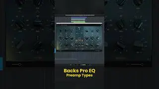 Warm Vintage preamp tone of the Backs Pro EQ #mixing #audioplugin #homestudio
