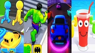 Shape-shifting, Hero Transform, Race Master, Juice Run Gameplay 