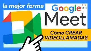 🟢🔵 Cómo CREAR VIDEOLLAMADA en GOOGLE MEET 😉 LA MEJOR MANERA - Y CON CLASSROOM!!!