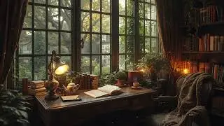 Moody Cozy Desk Ambience | Melancholic & Romantic Music for Reading, Study, Relaxation