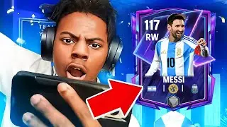 Opening the latest MESSI OVR 117 pack on FC MOBILE | With a Funny Reaction to IShowspeed