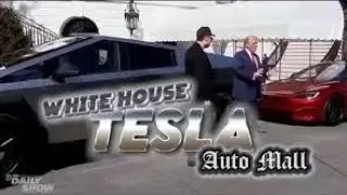 White house Tesla auto mall commercial