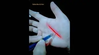 how to make fake cut on hand | tattoo making #artvideo #tattooartist #tattoo #tattoos #viral
