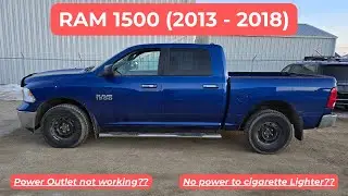 Ram 1500 - POWER OUTLET / CIGARETTE LIGHTER FUSE LOCATION (2013 - 2018)