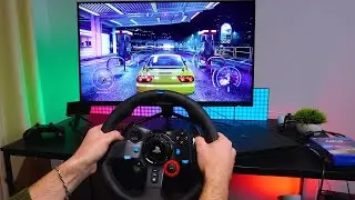 NFS: Heat On LOGITECH G29 Feels Amazing  | PS4 Slim POV |