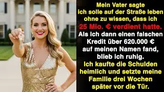 Mein Vater sagte: „Hau ab und leb, wo du willst!“ — Er nahm sogar einen Kredit auf meinen Namen auf…